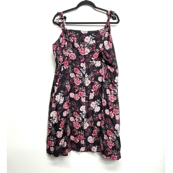 NWT Hot Topic Plus Size Skulls & Roses Cami Dress 20 - Picture 8 of 11